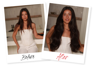 Haaropvullingen (before & after) Haaropvullingen (before & after)
